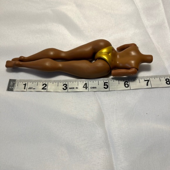 LOL SURPRISE OMG BODY ONLY 24K D.J. FOR REPLACEMENT OOAK DOLL DARK SKIN - Picture 4 of 4